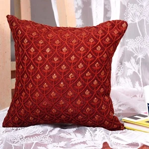 Decorative pillow cover living room designer cushion cover red throw pillows 2pc - Picture 1 of 5