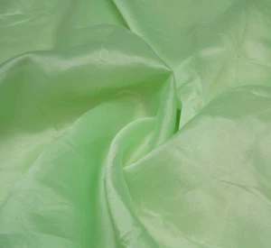 Pale Green Tissue Organza Fabric Cloth Material for dresses , Craft,Art 1 YARD - Picture 1 of 3