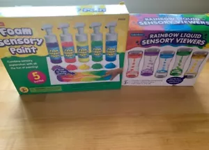 Lakeshore Sensory Toy (foam Sensory Paint)(rainbow Liquid Sensory Viewers) - Picture 1 of 2