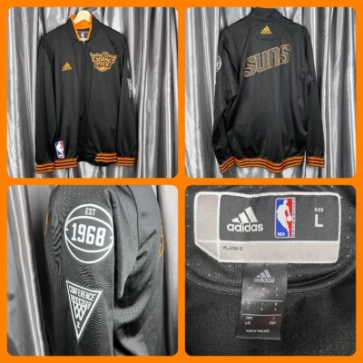Phoenix Suns Adidas NBA Authentic On-Court Retro Warm Up Jacket Sz L Team Issued - Image 1 of 4