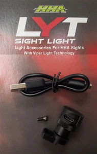 NEW 2024 HHA VIPER LYT Blue Burst Sight Light Rheostat REGHARGABLE Bow RYZ TETRA - Picture 1 of 2
