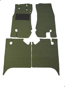 Teppich, Fußmatten für Rolls Royce Silver Shadow 2 LHD Velours Oliv - Picture 1 of 1