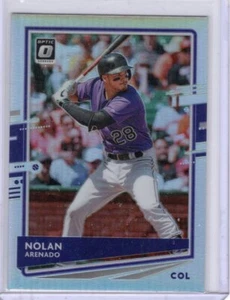 2020 Panini Optic Silver Prizm #149 Nolan Arenado Colorado Rockies - Picture 1 of 1