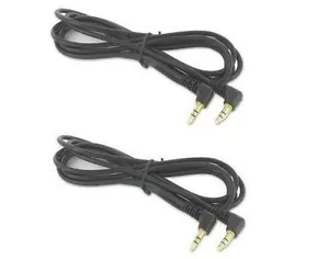 3.5mm AUX AUXILIARY CORD Male to Male Stereo Audio Cables two mp3 ipod iphone .. - Bild 1 von 1