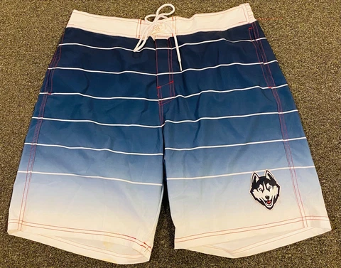 G-III Sports by Carl Men's UCONN Connecticut Huskies board Swim Shorts XXL 2XL Cover