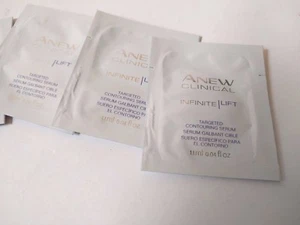 Avon Anew Clinical Infinite Lift Targeted Contouring Serum Set of 5 Sample Packs - Picture 1 of 3