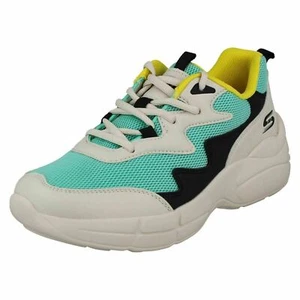 Ladies Popsicle 33122 LaceUp Memory foam Trainers By Skechers £19.99 - Picture 1 of 9