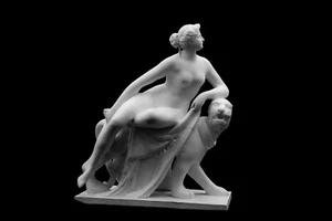 Ariadne on the Panther Statue | Goddess of Destiny & Love | Size Option | - Picture 1 of 6