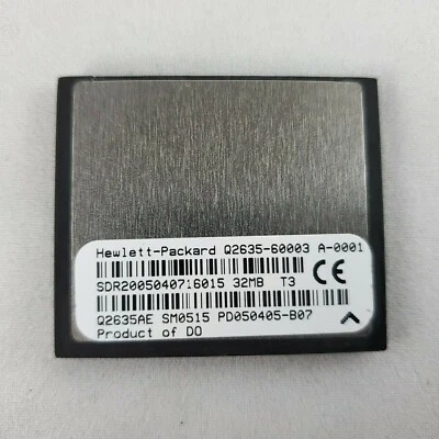 HP Q2635AE / Q2635-60003 Compact Flash 32MB Firmware for LaserJet 4650 9040 9050 - Image 1 of 2