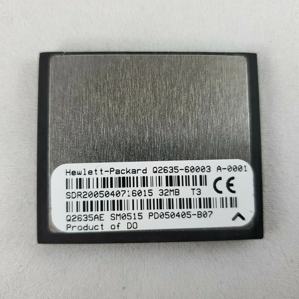 HP Q2635AE / Q2635-60003 Compact Flash 32MB Firmware for LaserJet 4650 9040 9050 - Image 1 of 2