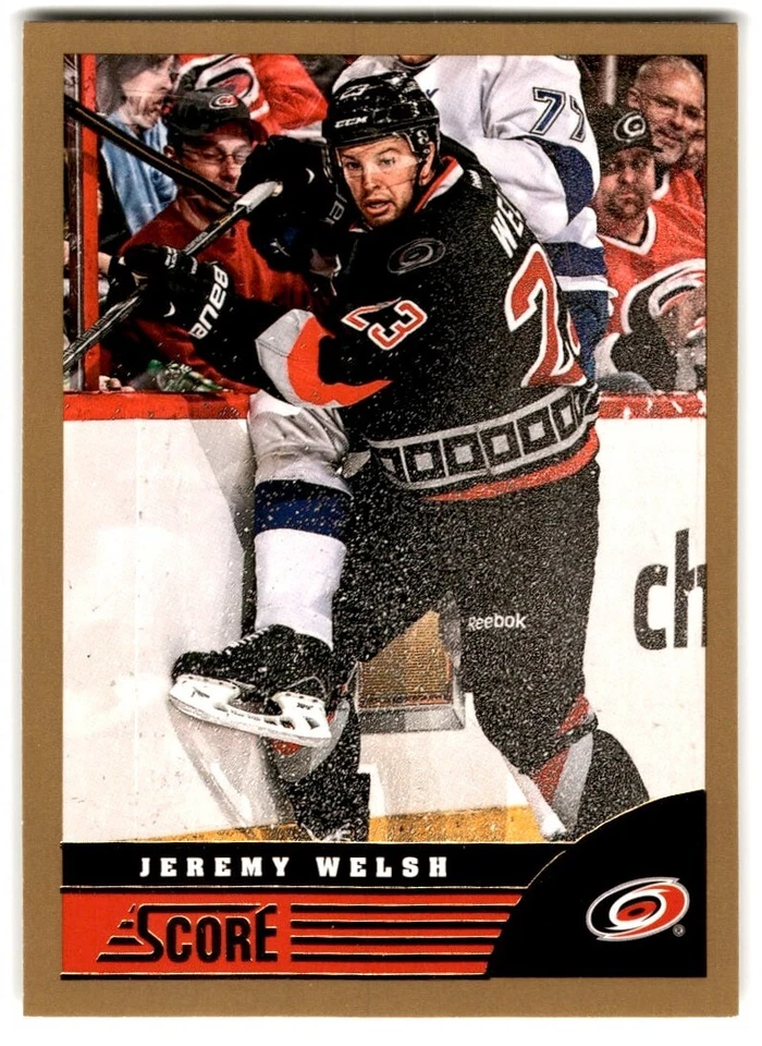 2013-14 Score Gold Jeremy Welsh #83 Carolina Hurricanes - Image 1 of 2
