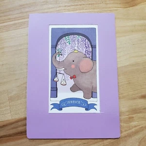 JUSTICE - Kawaii Tarot Art - Picture 1 of 2