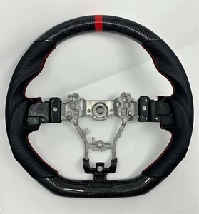 REVESOL Real Carbon Fiber Black Steering Wheel for 2015-2021 SUBARU STI WRX S209 - Bild 1 von 6