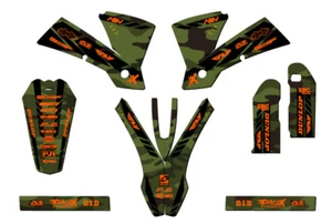 2003 EXC APACHE Green Senge Graphics Kit Compatible with KTM - Foto 1 di 10