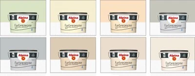 Alpina Farbrezepte 5 Liter Wandfarbe, hochdeckende Farbe, Farbwahl Matt - Bild 1 von 4