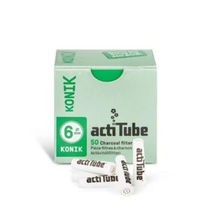 Filtros de carbón ActiTube SLIM 50 KONIK, puntas de filtro enrollables 6 mm extra delgadas - Imagen 1 de 3