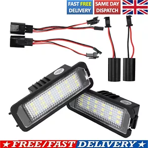 FOR VW Golf GTI R R32 Mk5 Mk6 Mk7 Passat Canbus LED Licence Number Plate Lights - Picture 1 of 8