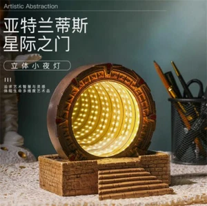 Stargate Glowing Resin Figures Model Toy Crafts Light Lamp Room Table Decor Gift - Picture 1 of 10