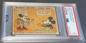 1935 Mickey Mouse #7 BAD STEW MICKEY! TYPE I PSA 3 VERY GOOD RARE!!! - Picture 1 of 3
