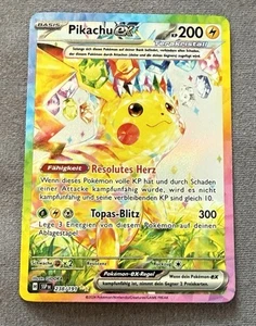 Pikachu-ex (238/197, SSP) – Full Art – Deutsch – Top Zustand – Pokémon Karte - Bild 1 von 2