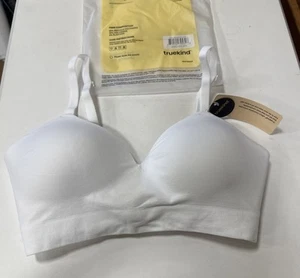 Sujetador modelador inalámbrico Truekind Supportive Comfort blanco pequeño nuevo - Imagen 1 de 6