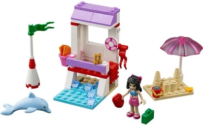 Lego FRIENDS 'EMMA'S SALVAVIDAS POST' 41028 100% Completo con Manual 2014 Foto 1 de 3