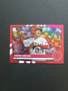 2023 Topps Big League - Super Rare Red Foil Shohei Ohtani #287 SP - Picture 1 of 4