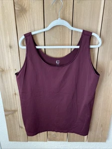 Cato Dark Purple Nylon Sleeveless Top Size 26/28 NWOT - Picture 1 of 2