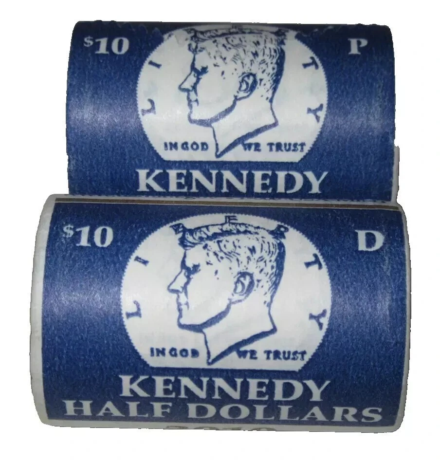 2010 PD Kennedy Half Dollars from mint rolls - Two great coins - Image 1 of 1