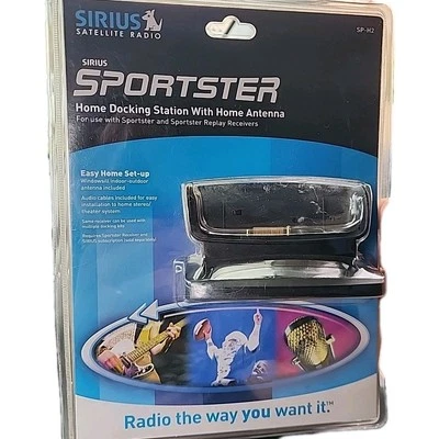 Estación de acoplamiento para el hogar "NUEVO" Sirius SP-H2 Sportster con antena para el hogar Foto 1 de 2