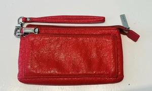 Portafoglio pochette da polso HOBO Vida in pelle lucida mandarino bello! - Foto 1 di 5