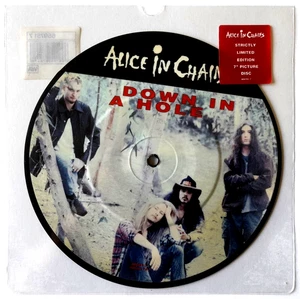 NM/NM Alice In Chains Down In A Hole 7" Picture Disc Vinyl 45 Nirvana Pearl Jam - Picture 1 of 2