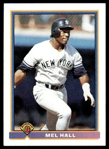 1991 Bowman Mel Hall New York Yankees #179 - Bild 1 von 2