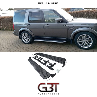 SIDE STEPS RUNNING BOARDS FOR LAND ROVER DISCOVERY 3 AND 4 2004-16 OE STYLE NEW - Image 1 of 4