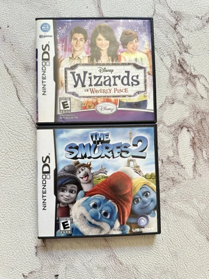 The Smurfs 2 Nintendo DS, 2013, Wizards of  Waverly Place, Set The Video Games - Image 1 of 3