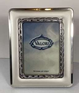 925 Sterling Silber Bilderrahmen passend für 5 x 7 Mahagoni Unterlage von VALORI Italy - Bild 1 von 19