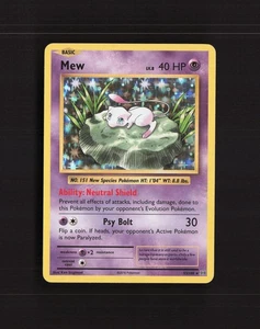 Mew 53/108 Evolutions Holo Rare Pokemon Card MP - Picture 1 of 10