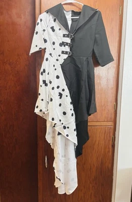 ABITO COSTUME ADULTO CRUDELIA DEVILLE 101 DALMATI PRESTIGIO XS - Immagine 1 di 4
