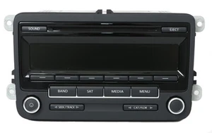 2013-15 Volkswagen Jetta Passat AMFM Radio CD Player Code Included 1K0035164F - Picture 1 of 7