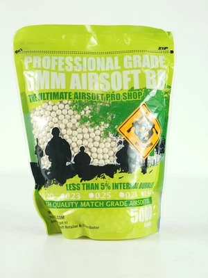 Evike Professional Grade 6mm Airsoft BBs - 5000 Rounds - 0.20g - Image 1 of 4
