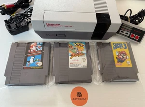 Nintendo Nes Konsole mit 3 Spielen Komplett Set Up Region Unlocked Getestet - Bild 1 von 11