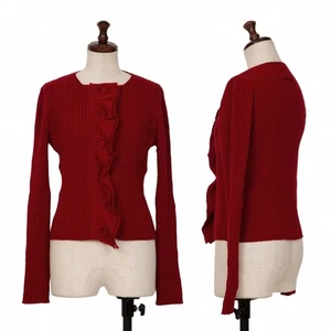 Jean-Paul GAULTIER FEMME Frill Rib Knit Cardigan Size 40(K-135598) - Picture 1 of 12