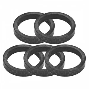 ORIGIN8 3K Carbon Fiber Headset Spacers HEAD PART OR8 SPACER C/F 5mmX1in BGof5 - Picture 1 of 1