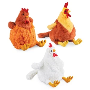 Stuffing Free Chicken Pet Toys - Set of 3 - Picture 1 of 3