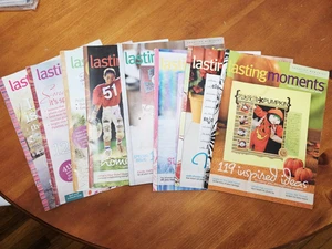 Lasting Moments CreativeMemories Magazine Lot of 8 5-2008 & 3-2009 Scrapbooking - Picture 1 of 9