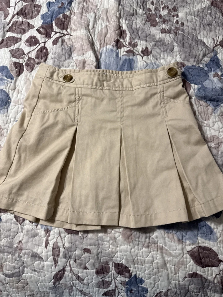 Falda corta plisada uniforme para niñas - 7 PLUS - GAP KIDS - Caqui - Otoño 2009 Foto 1 de 4