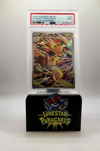 2025 POKEMON DESTINED RIVALS ILLUSTRATION RARE 202 ETHAN'S TYPHLOSION PSA 9 #190 - Picture 1 of 2