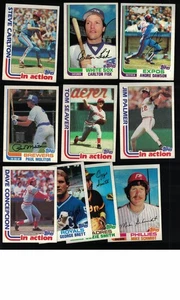 1982 Topps Baseball Lot of 9 Stars, HOF - Bild 1 von 1