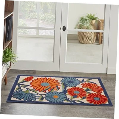  Home Aloha Indoor-Outdoor Modern Multicolor 2'8" x 4' Area Rug, Easy  - Image 1 of 4