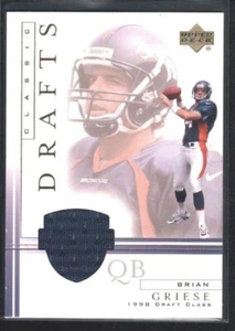 BRIAN GRIESE 2001 UPPER DECK CLASSIC DRAFTS #BGCD GAME JERSEY BRONCOS SP - Picture 1 of 1
